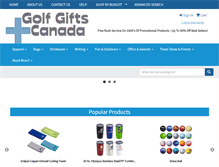 Tablet Screenshot of golfgiftscanada.com